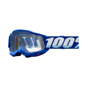 100% GOGGLE 100%  ACCURI GOGGLE BLUE CLEAR LENS