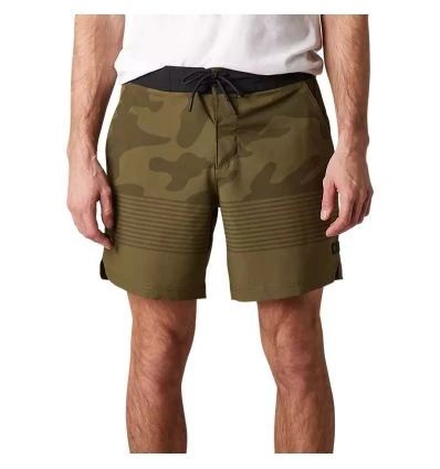 FOX ESSEX VOLLEY CAMO SHORT [OLV GRN]