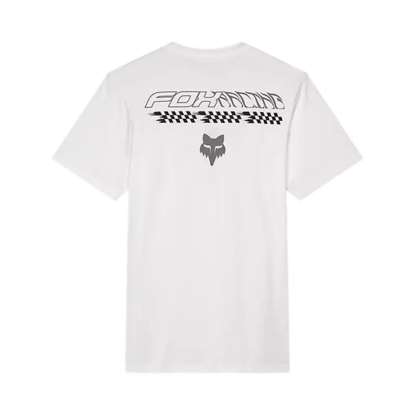 CHECKERED SS PREM TEE [OPT WHT]