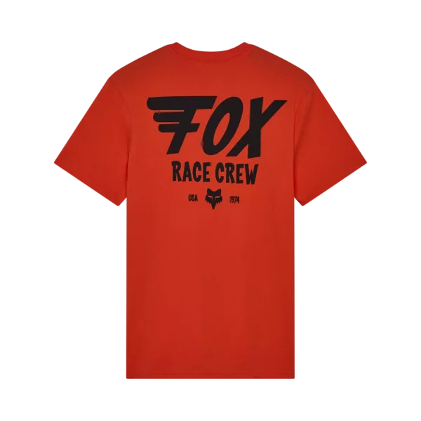 FOX WING SS PREM TEE [BLD ORG]