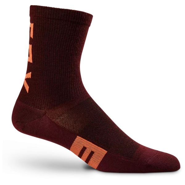 FOX MTB W 6" FLEXAIR MERINO SOCK [DRK MRN]