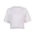 W WORDMARK OS CROP TEE [WHT]