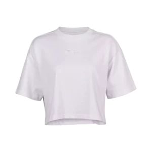W WORDMARK OS CROP TEE [WHT]