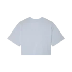 W WORDMARK OS CROP TEE [PL BLU]