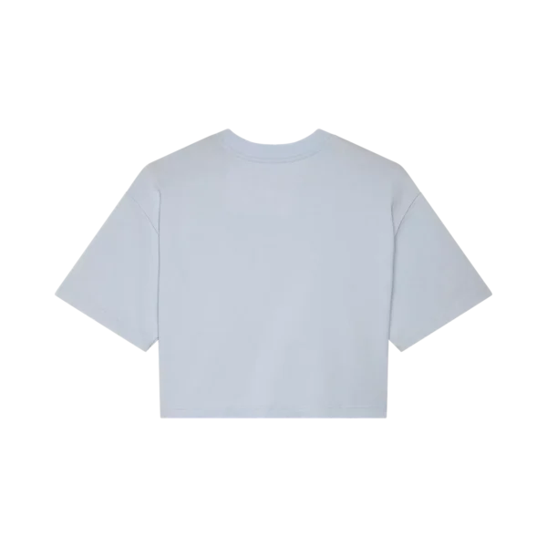 W WORDMARK OS CROP TEE [PL BLU]