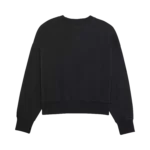 W WORDMARK OVERSIZED FLEECE CREW [BLK]