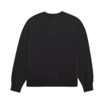 WORDMARK OVERSIZED FLEECE CREW [BLK]