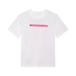 W ELEVATED SS TEE [WHT]