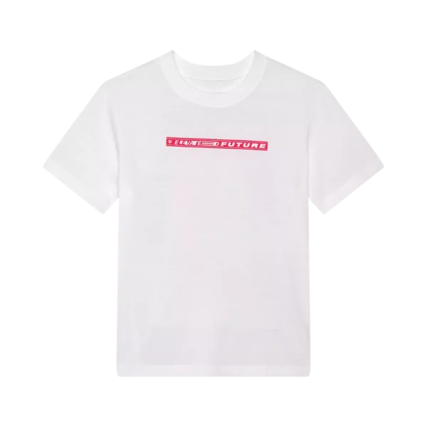 W ELEVATED SS TEE [WHT]