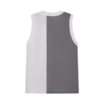 W MOTO-X BLOCKED TANK [WHT]
