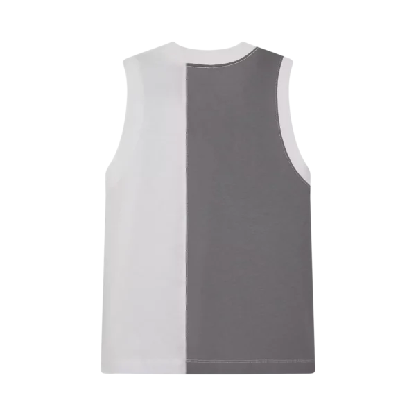 W MOTO-X BLOCKED TANK [WHT]