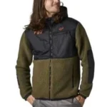 Geaca - FOX DAYTON ZIP FLEECE [FAT GRN]
