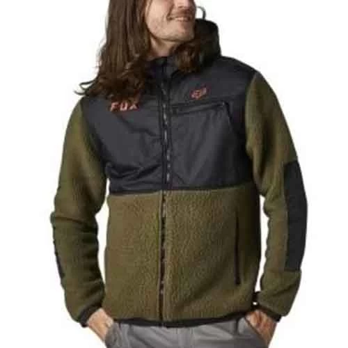 Geaca - FOX DAYTON ZIP FLEECE [FAT GRN]