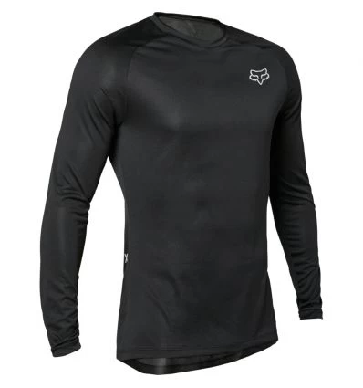 Tricou - FOX TECBASE LS [BLK]