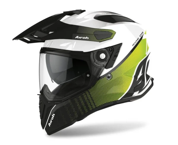 AIROH CASCA COMMANDER PROGRESS LIME GLOSS