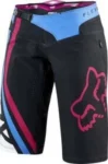Pantalon scurt - FOX MTB-PANT WOMENS FLEXAIR SECA SHORT BLACK/PINK