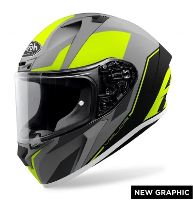 Casca - AIROH VALOR WINGS YELLOW MATT