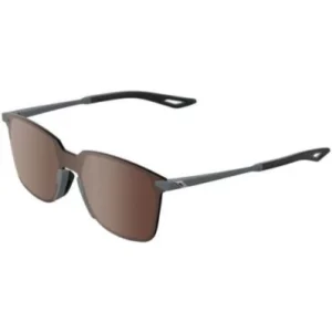 LEATT LEGERE SQUARE - Soft Tact Cool Gray - HiPER Crimson Silver Mirror Lens
