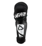 Protectie - LEATT KNEE & SHIN GUARD 3DF HYBRID EXT WHT/BLACK