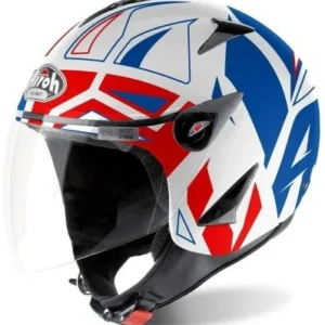 Casca Jet JT JTC18 Airoh Taglia L White / Red