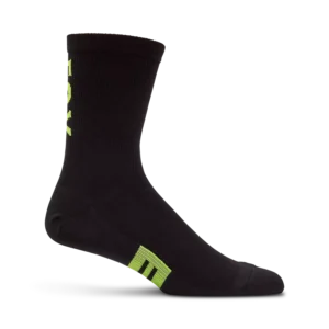 6" FLEXAIR MERINO SOCK [BLK/YLW]