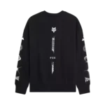 IMAGE COSMO OVERSIZED FLEECE CREW [BLK]