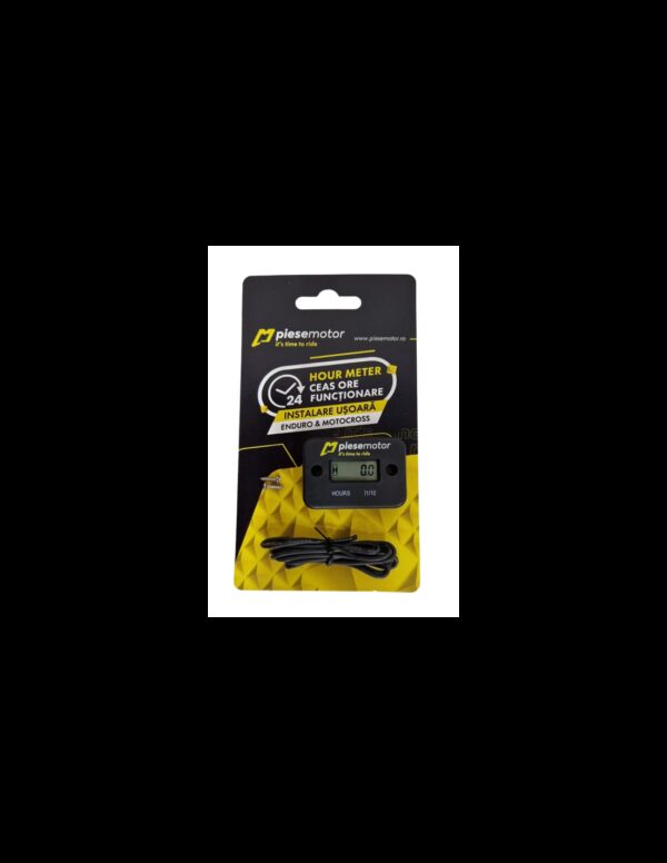 Ceas digital ore functionare motor negru PMT066