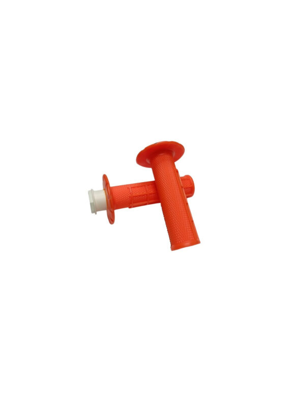 Mansoane lock-on enduro/motocross 2T/4T (6 adaptori) Orange Fluo Diamond SOFT PMT065