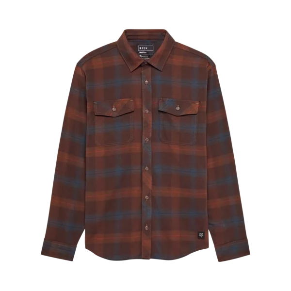 SURVIVALIST CORE FLANNEL LS [DRK BRN]