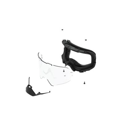 LEATT Goggle Velocity 6.5 Cryztal Iriz Flame Platinum 30 VLT