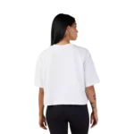 W WORDMARK OS CROP TEE [WHT]