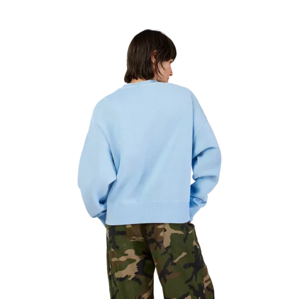 W WORDMARK OV FLEECE CREW [CAS BLU]