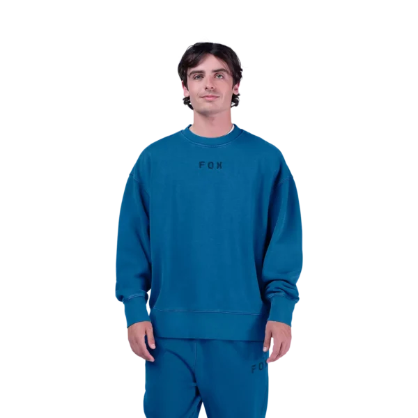 WORDMARK OVERSIZED FLEECE CREW [TWI]