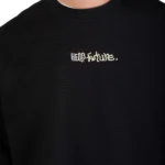 HELLO FUTURE OVERSIZED FLC CREW [BLK]