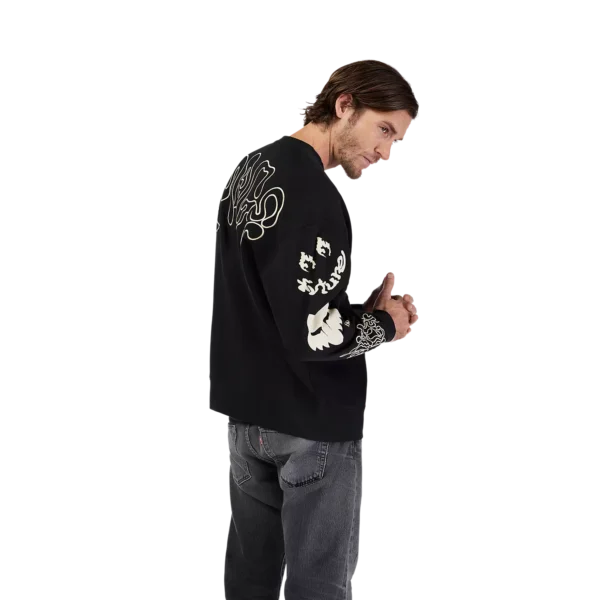 HELLO FUTURE OVERSIZED FLC CREW [BLK]