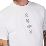 CHECKERED SS PREM TEE [OPT WHT]