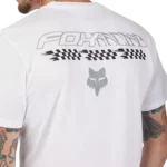 CHECKERED SS PREM TEE [OPT WHT]