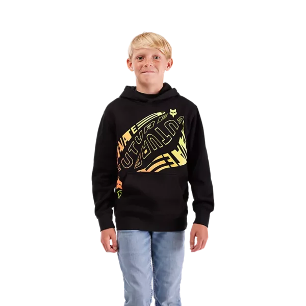 YTH ELEVATED FLEECE PO [BLK]