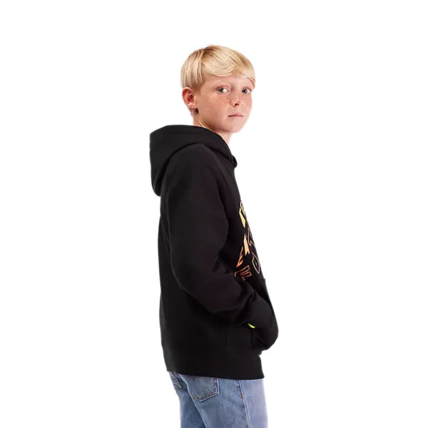 YTH ELEVATED FLEECE PO [BLK]