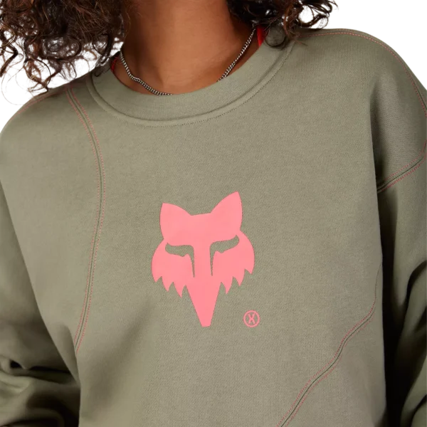 W ELEVATED OVERSIZED FLC CREW [ADB]