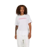 W ELEVATED SS TEE [WHT]