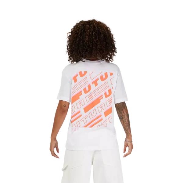 W ELEVATED SS TEE [WHT]