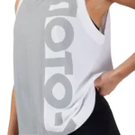 W MOTO-X BLOCKED TANK [WHT]