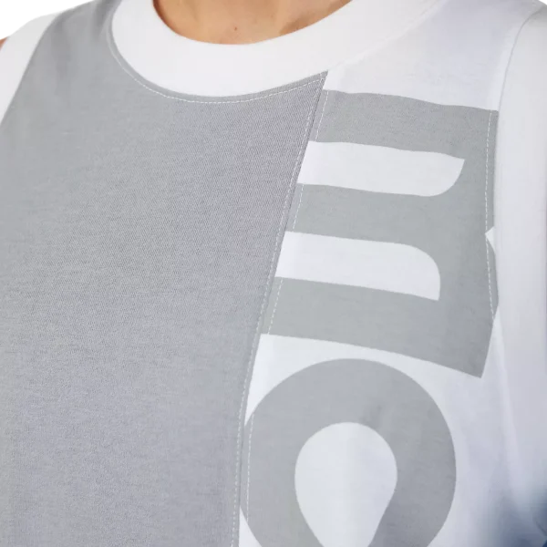 W MOTO-X BLOCKED TANK [WHT]