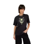 W ELEVATED SS TEE [BLK]