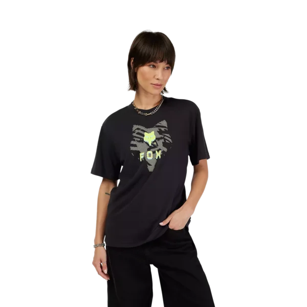 W ELEVATED SS TEE [BLK]