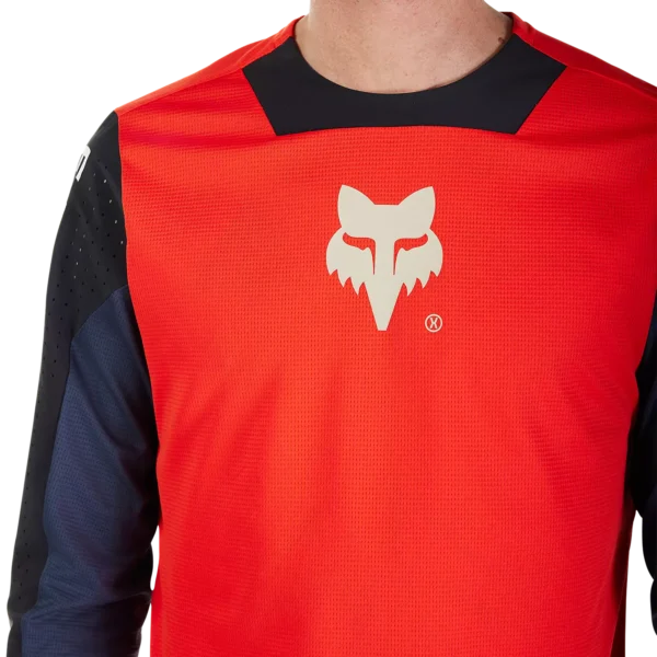 DEFEND LS JERSEY ELEVATED [FLO RED]