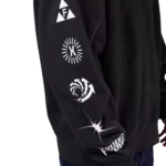 IMAGE COSMO OVERSIZED FLEECE CREW [BLK]