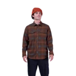 SURVIVALIST CORE FLANNEL LS [DRK BRN]