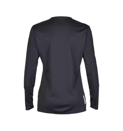 FOX W DEFEND LS JERSEY [BLK]
